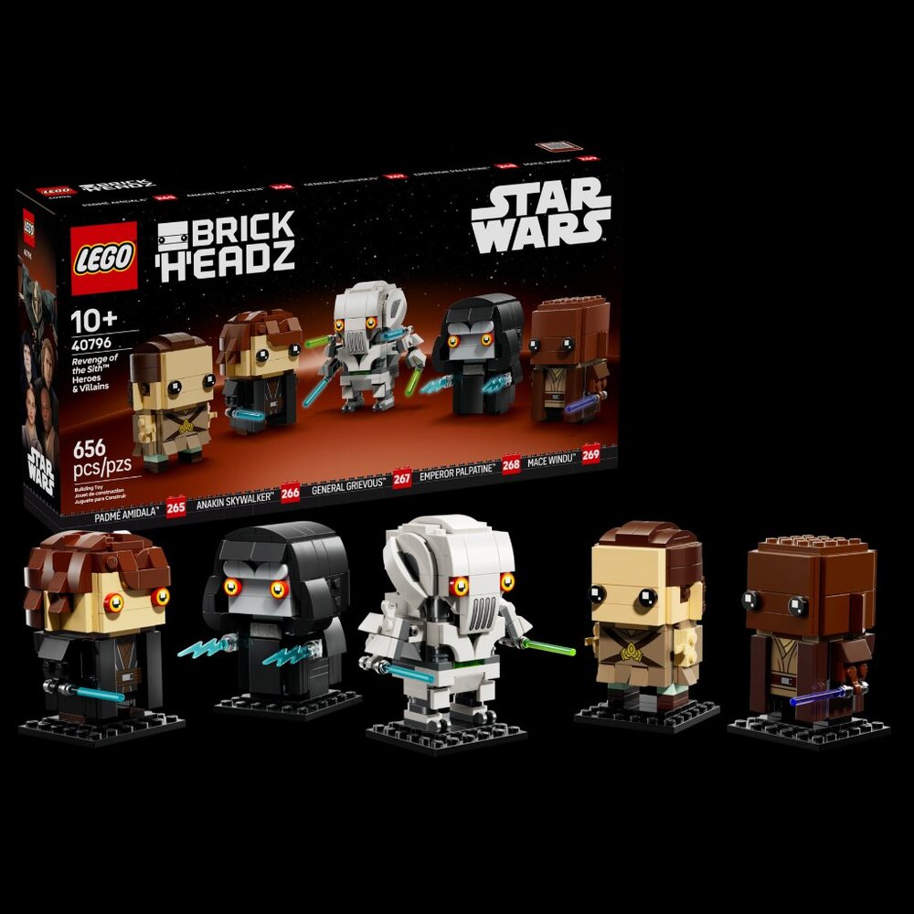 Lego 40796 Star Wars Revenge of the Sith Heroes & Villains Brickheadz NIB - Picture 11 of 14